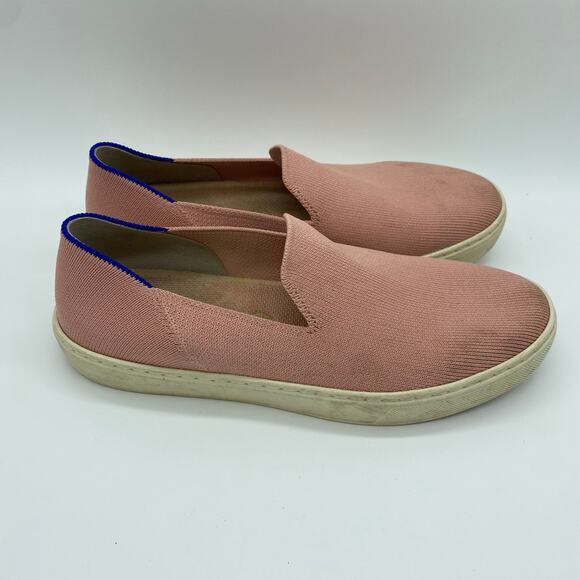 Rothy's Light Pink Original Slip-On Sneaker Comfort Shoes Preppy Women's size 7 - Picture 3 of 8
